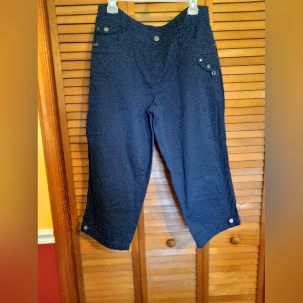 NAVY BLUE Style & Co Capri Pants SZ 14